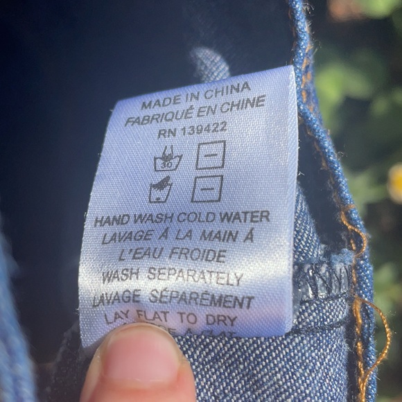 3/$35 TOBI Jean Romper - Picture 4 of 6